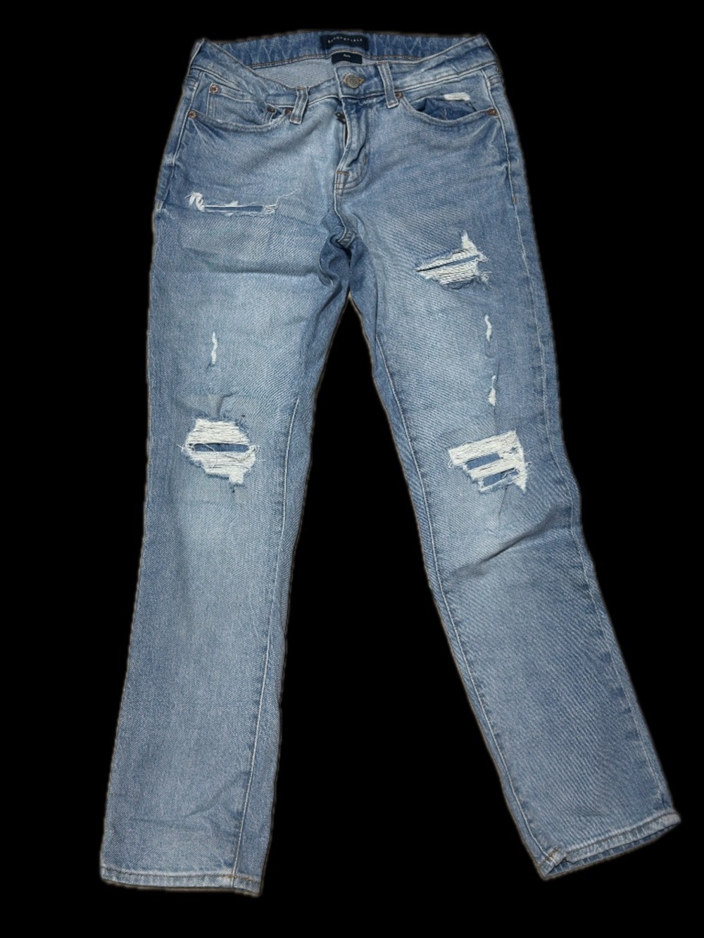 Aeropostale Slim Distressed Jeans Men’s 28x30 Light Wash Stretch Denim